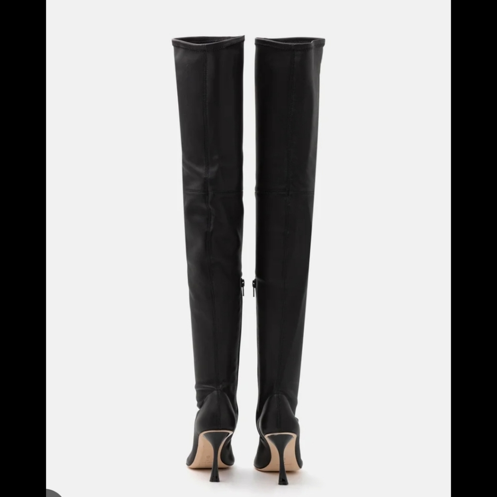 Studio Amelia Spire thigh high lamb skin boots - Picture 3 of 15
